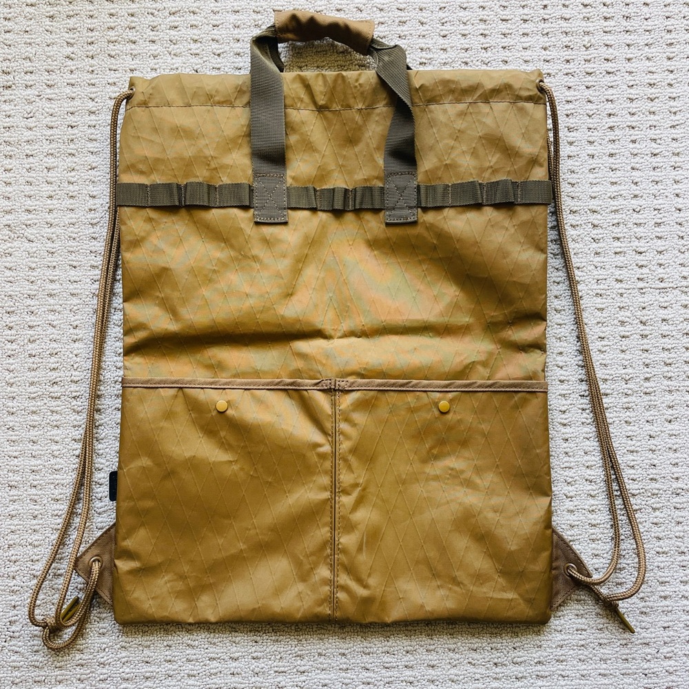 Snow Peak X-Pac Nylon Drawstring Backpack